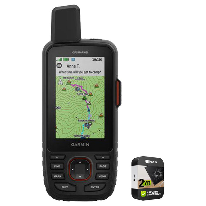 Garmin GPSMAP 66i GPS Handheld & Satellite Communicator w/ 2 Year Extended Warranty
