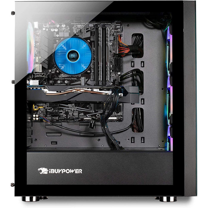 iBUYPOWER 208i Prebuilt Gaming PC Nvidia RTX 2060, Intel i7-11700F 16GB DDR4 + Gaming Pack