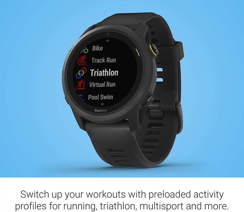 Garmin Forerunner 745 GPS Smart Watch/Performance Tracker - Black (010-02445-00)
