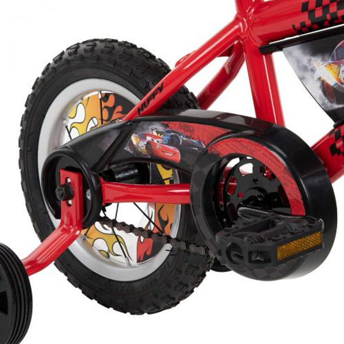 Huffy Disney Pixar Cars Lightning McQueen 12 Inch Kids' Bike Red + Tool Bundle