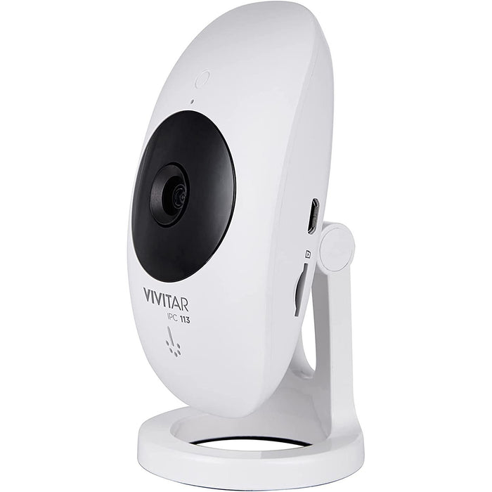 Vivitar Wi-Fi Smart Home Security Camera, 1080p, Motion Detection - White (IPC113-WHT)