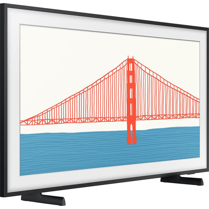 Samsung 85" The Frame QLED 4K Smart TV 2021 with Customizable Bezel Modern Teak