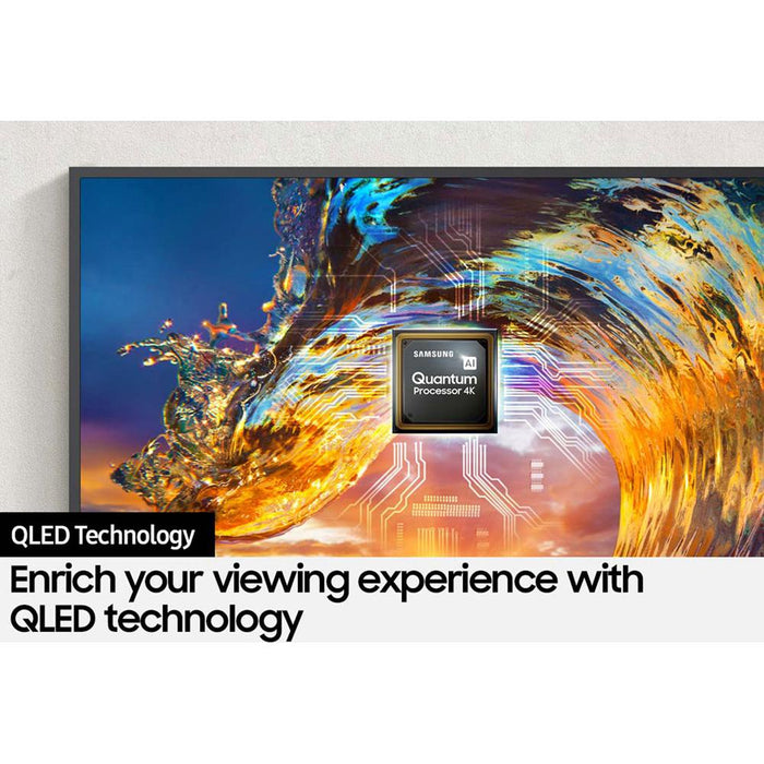 Samsung 85" The Frame QLED 4K Smart TV 2021 with Premium 2yr Warranty Bundle