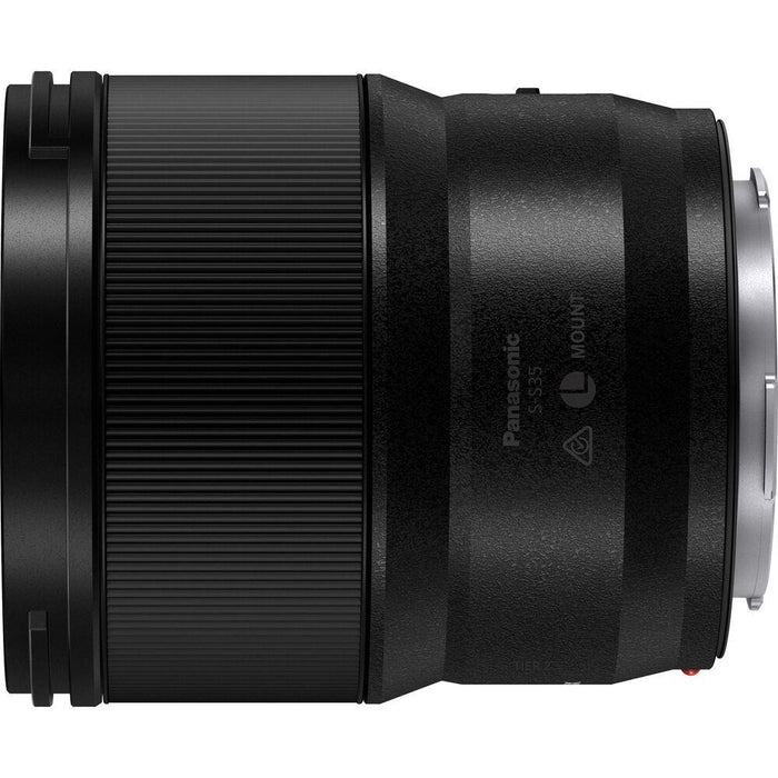Panasonic Lumix S 35mm f/1.8 Lens for L-Mount Mirrorless Cameras with 64GB Card