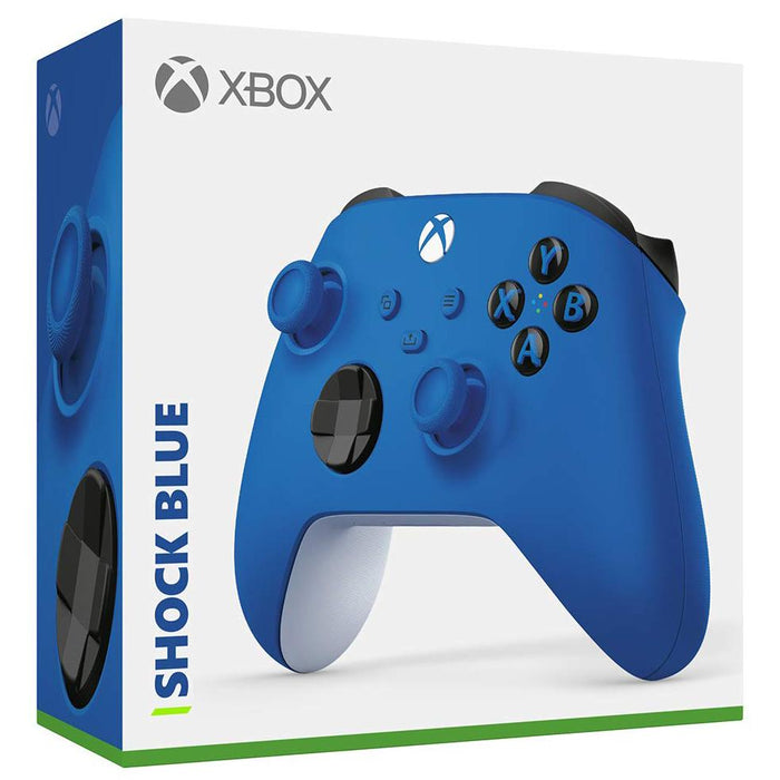 Microsoft Xbox Wireless Controller - Shock Blue Plus Bonus Elite Series 2 Controller