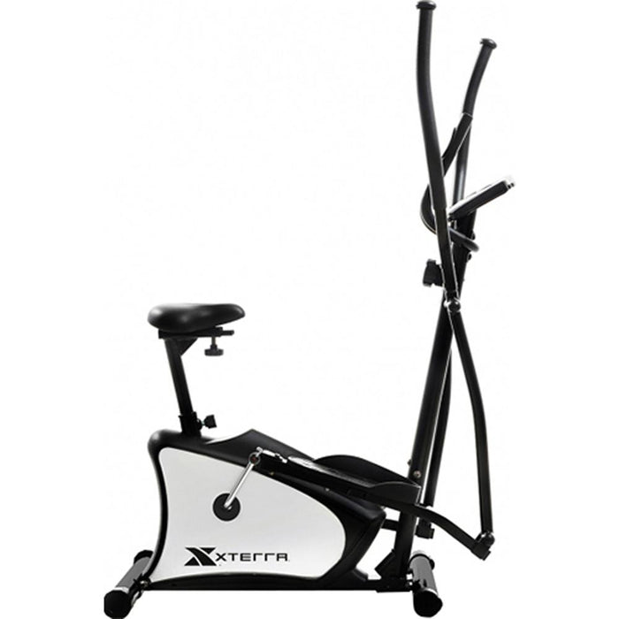 XTERRA Fitness EU100 Hybrid Elliptical/Upright Exercise Bike w/ Fitness Bundle