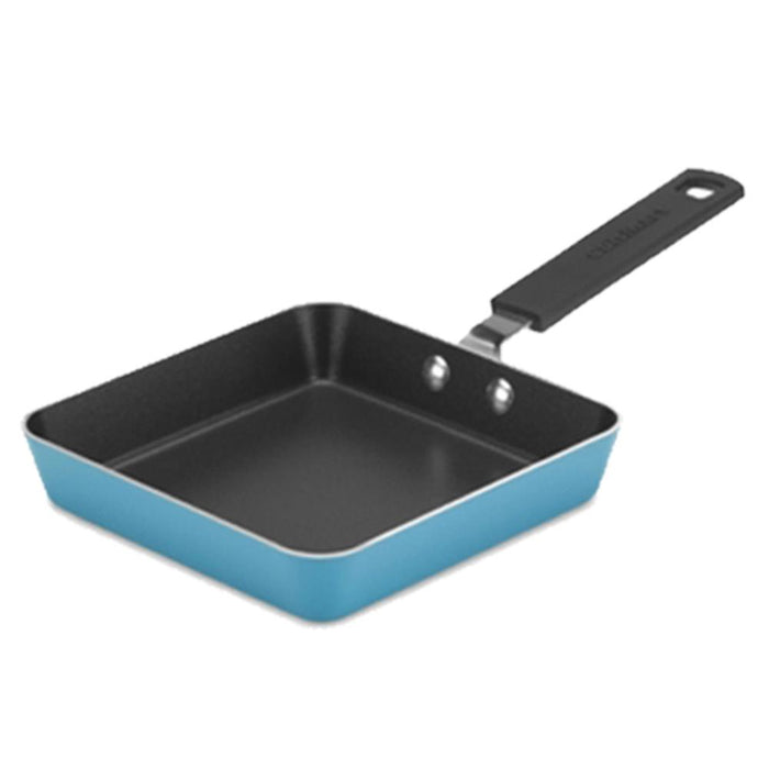 Cuisinart Mini Square Nonstick Fry Pan with Slotted Turner Blue 3 Pack