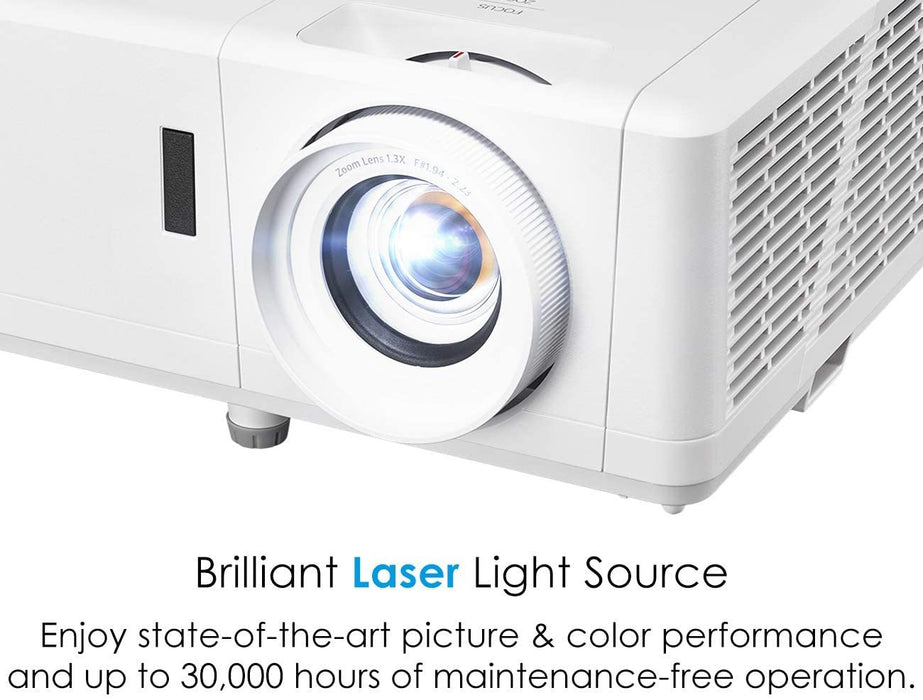 Optoma 4000 Lumen Laser Home Theater Projector, 1080p, HDR - HZ39HDR