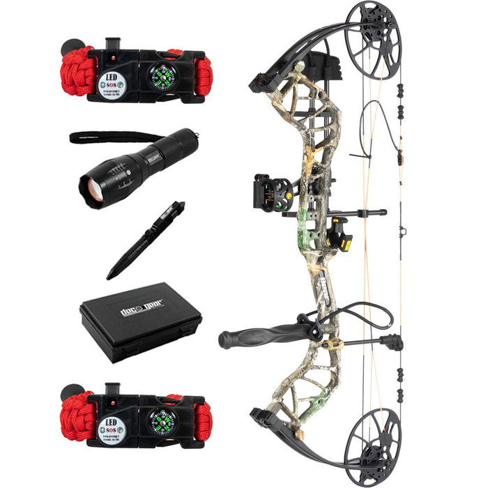 Bear Archery Legit RTH Adult Compound Bow Right-Hand Realtree Edge+Tactical Kit