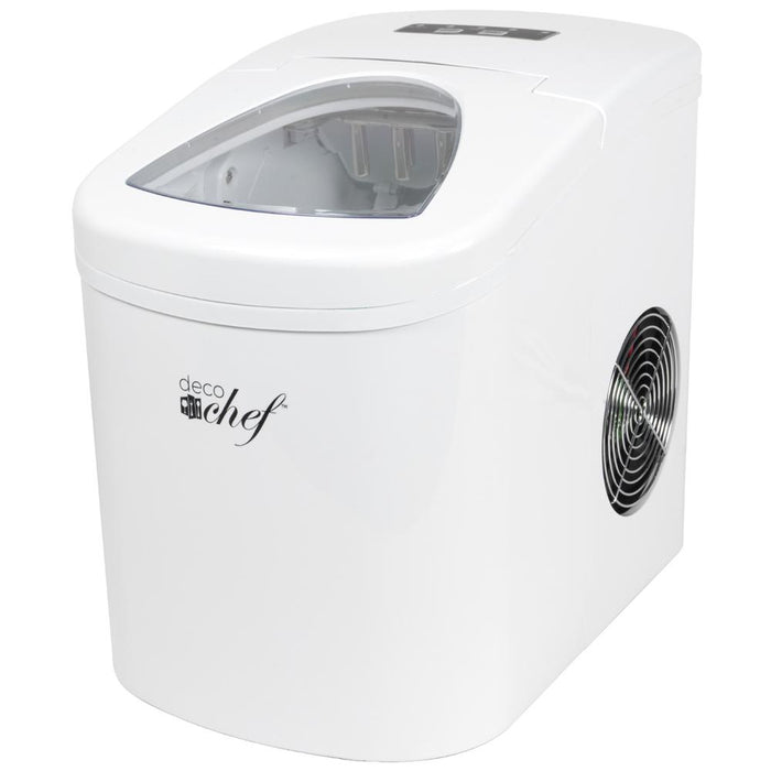 Deco Chef Compact Electric Ice Maker White with 1 Year Extended Warranty
