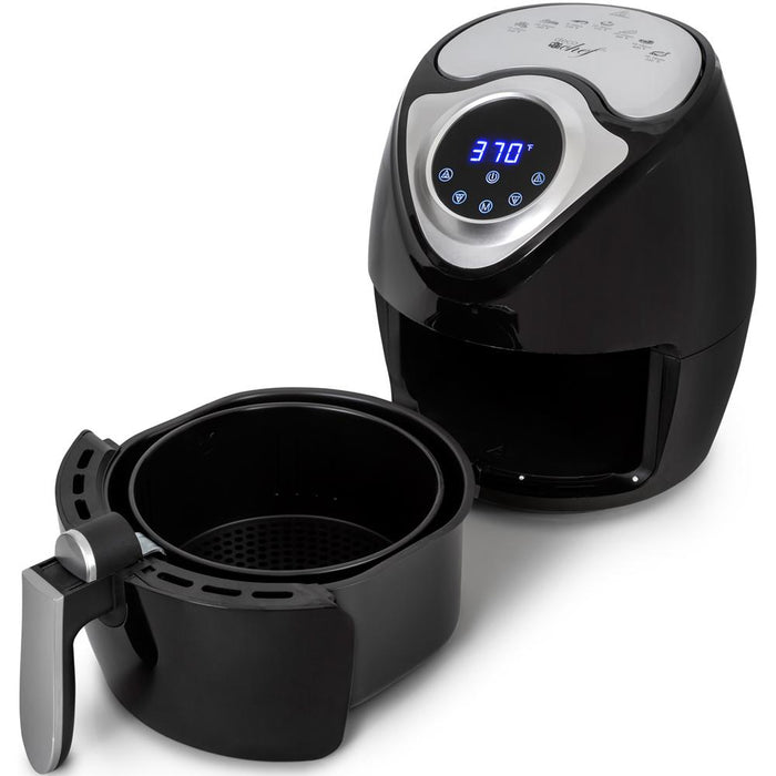 Deco Chef 3.7QT Electric Oil-Free Digital Air Fryer + 1 Year Extended Warranty
