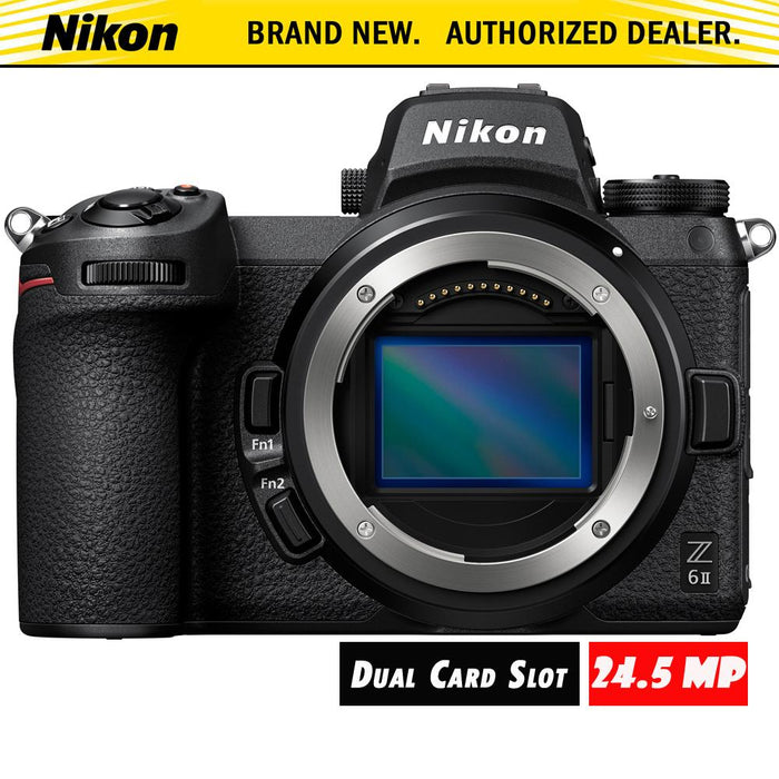 Nikon Z6II Mirrorless Camera 24.5MP Full Frame FX-Format Body Only 1659  - Renewed