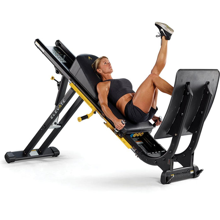 Total Gym ELEVATE Jump/Squat Bodyweight/Resistance Exercise Machine + Warranty Pack