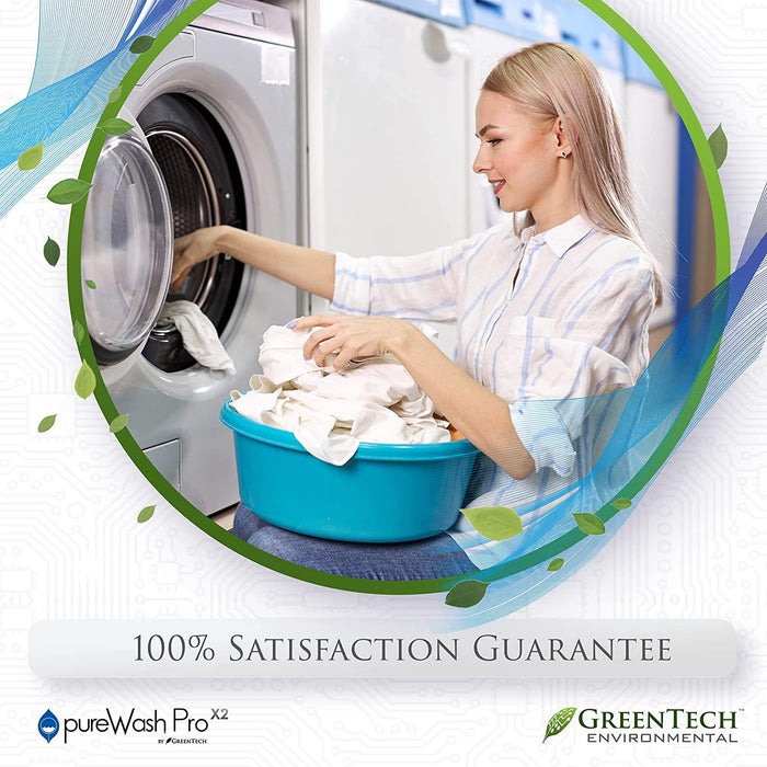 Greentech pureWash Pro X2 Washing Machine Ozone Infuser - White