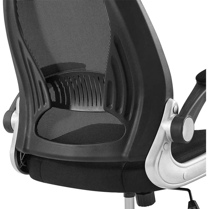Modway EEI-3039-BLK Expedite High Back Articulate Office Chair, Black Mesh - Open Box