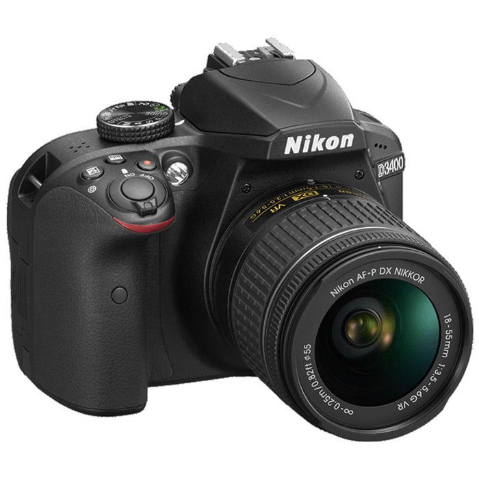 Nikon D3400 24.2 MP DSLR Camera Body Only (Red) Refurbished