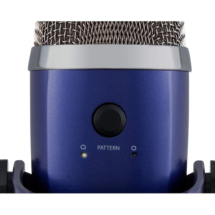 Blue 988-000089 Yeti Nano USB Condenser Microphone Vivid Blue w/ Pop Filter