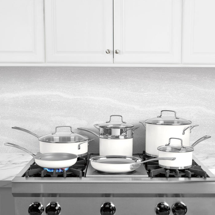 Cuisinart Professional Series 11-piece Cookware Set - Matte White (89-11)