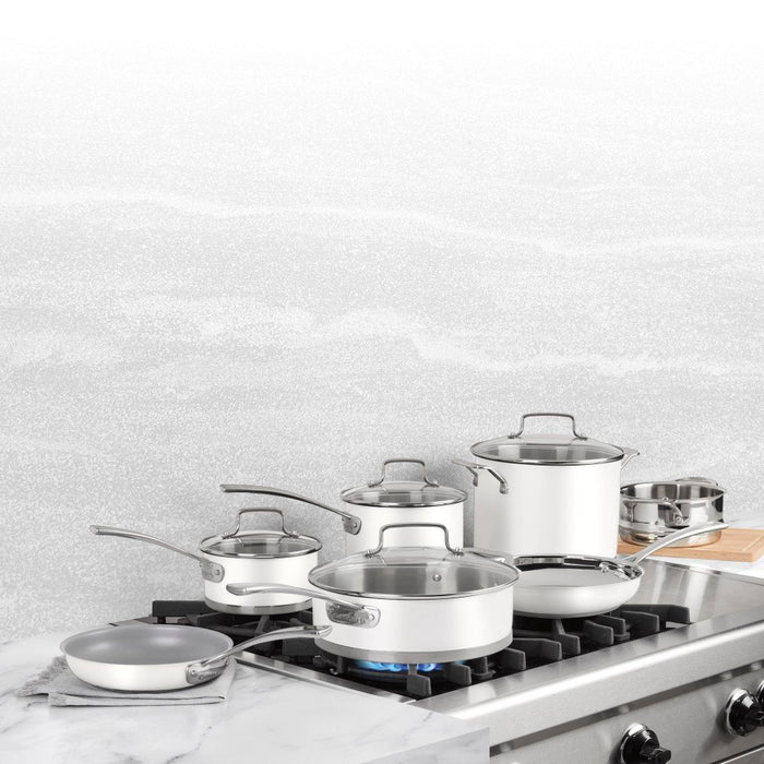 Cuisinart Professional Series 11-piece Cookware Set - Matte White (89-11)