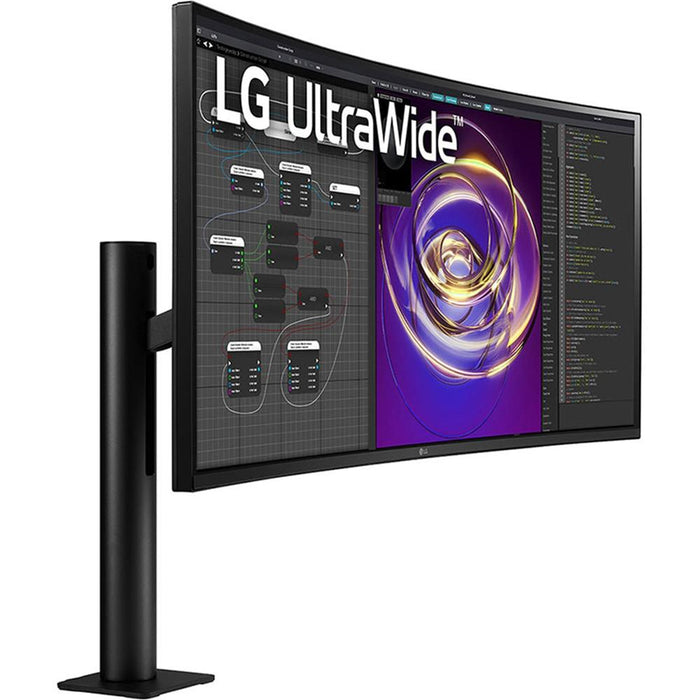 LG 34" 21:9 Curved UltraWide QHD (3440x1440) PC Monitor with Ergo Stand (34WP88C-B)
