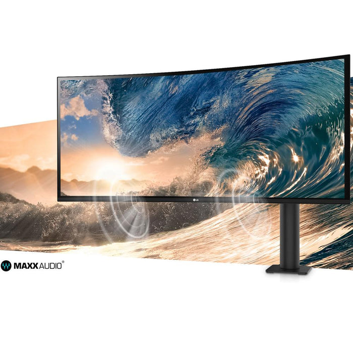 LG 34" 21:9 Curved UltraWide QHD (3440x1440) PC Monitor with Ergo Stand (34WP88C-B)
