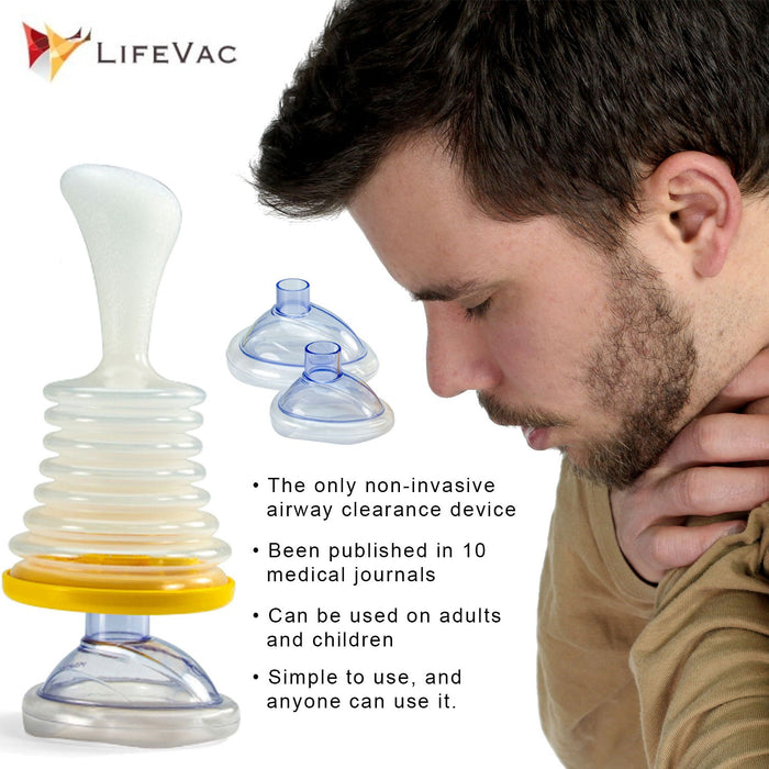 LifeVac Adult & Child Choking First Aid Device - Travel Kit – One