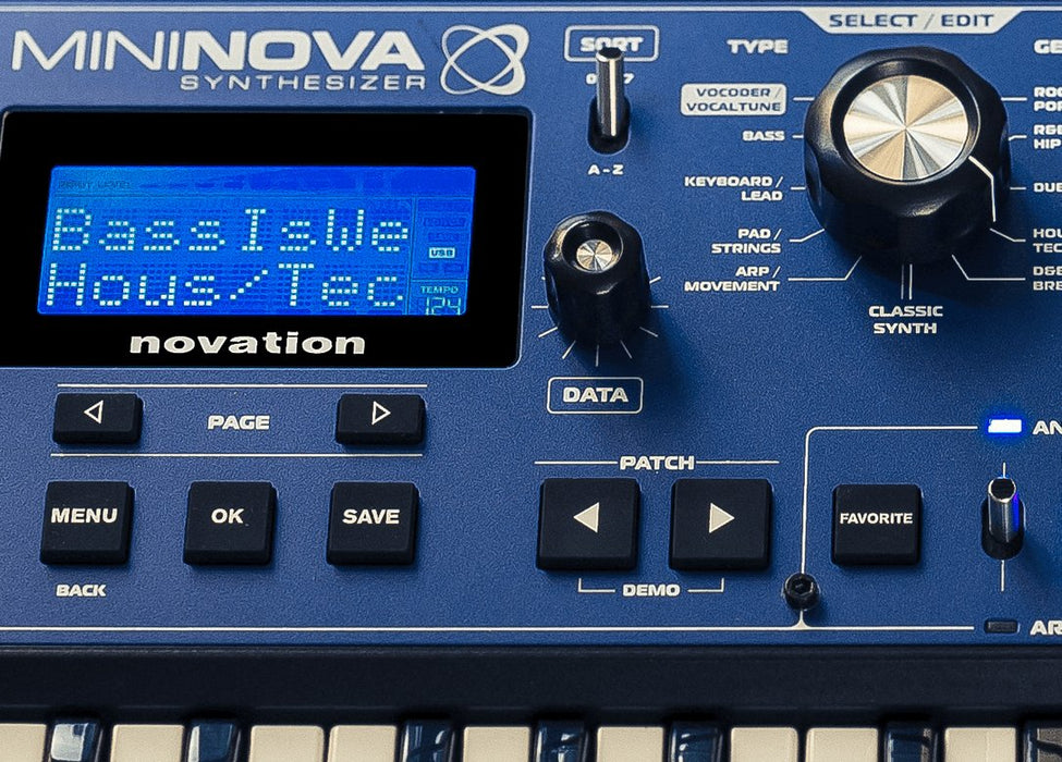 Novation MiniNova Analog Modeling Synthesizer - AMS-MININOVA