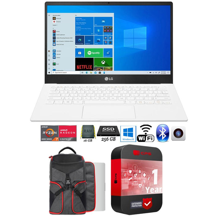 LG Ultra PC 13" Laptop Full HD Ryzen 7 4700U, 16/256GB SSD +Backpack Bundle