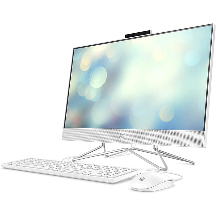 Hewlett Packard 24" All-in-One PC Desktop, Intel i5, 8GB/512GB SSD w/ AI Webcam Bundle