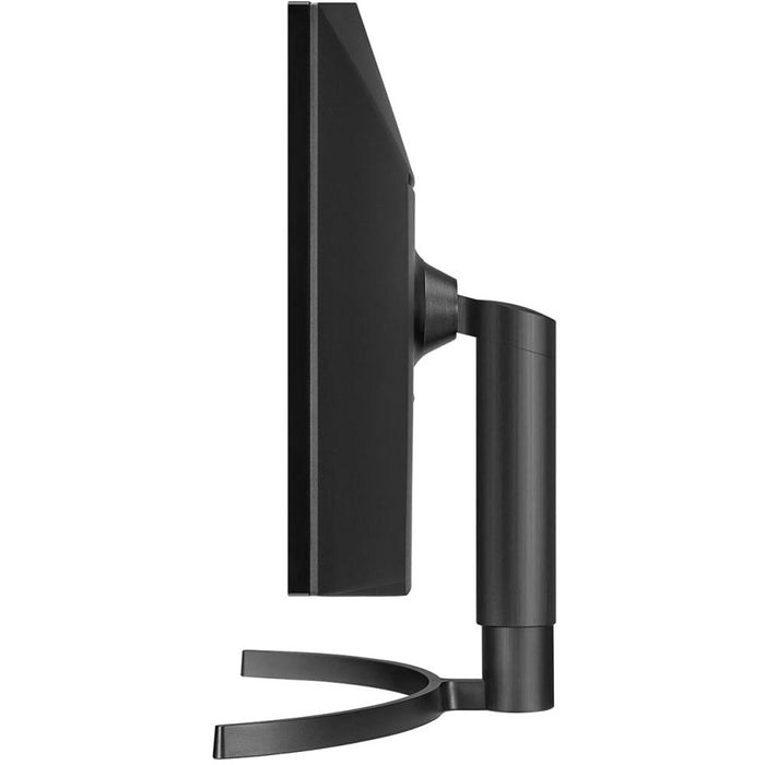 LG WL85C 34" IPS Curved WQHD HDR 10 Monitor with Stand (Black) w/ AI Webcam Bundle