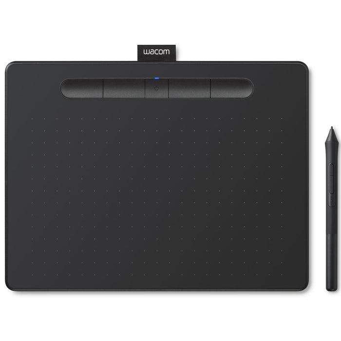 Wacom Intuos Creative Pen Tablet with Bluetooth Medium, Black + Backpack Bundle