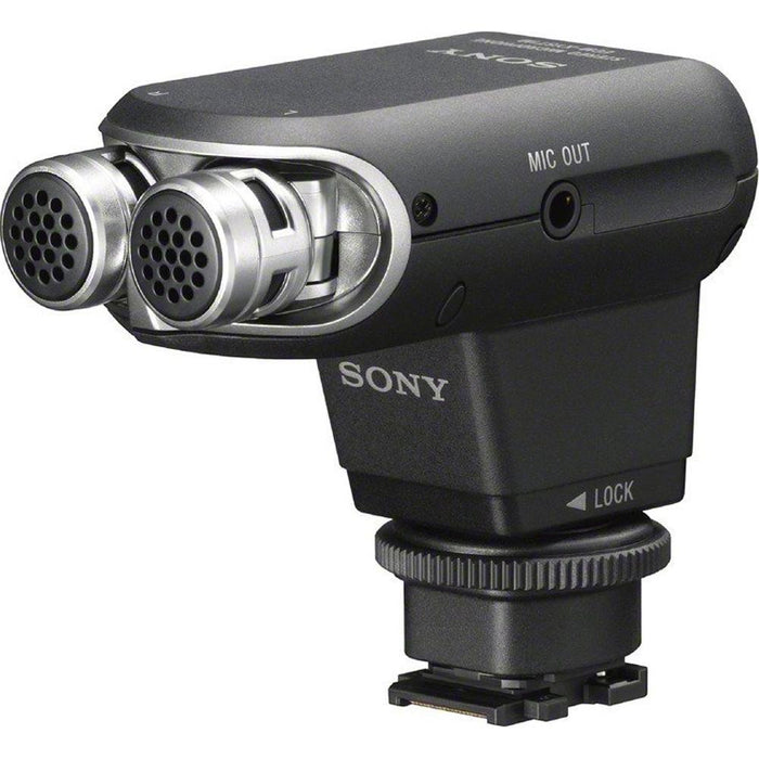 Sony Stereo Microphone Black with Lexar 64GB Memory Card