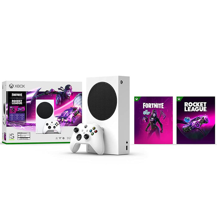 Microsoft Xbox Series S Gaming Console with Fortnite and Rocket League Bundle