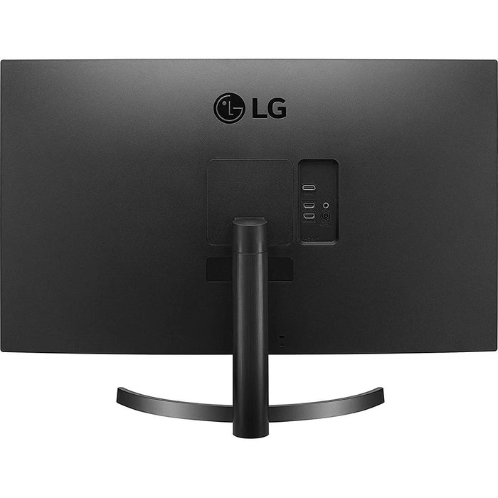 LG 27" QHD IPS Dual Monitor with AMD FreeSync + AI-Powered PTZ Webcam Bundle