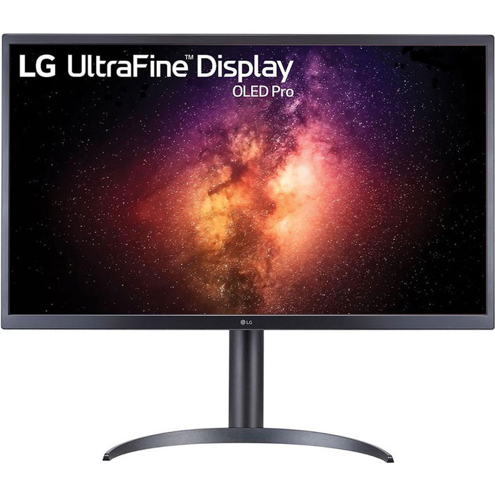 LG 32" UltraFine 4K OLED 16:9 1M:1 Dual Monitor+ AI-Powered PTZ Webcam Bundle