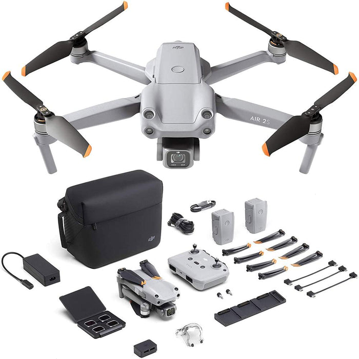 DJI Air 2S Drone Quadcopter 5.4K Video Fly More Combo Renewed+Extended Warranty