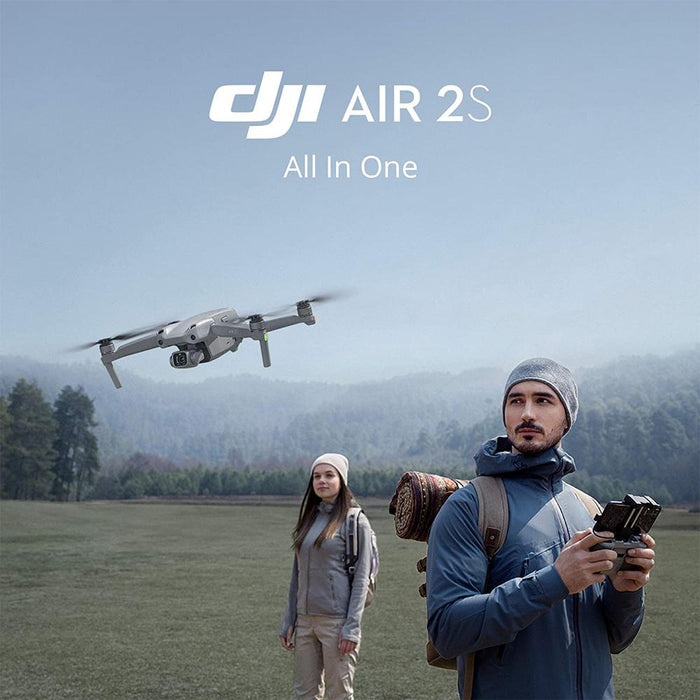 DJI Air 2S Drone Quadcopter 5.4K Video Fly More Combo Renewed+Extended Warranty