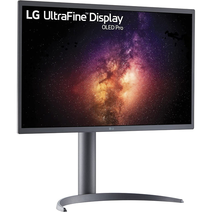 LG 27" UltraFine 4K OLED 3840x2160 Display Monitor with Pixel Dimming - 27EP950-B