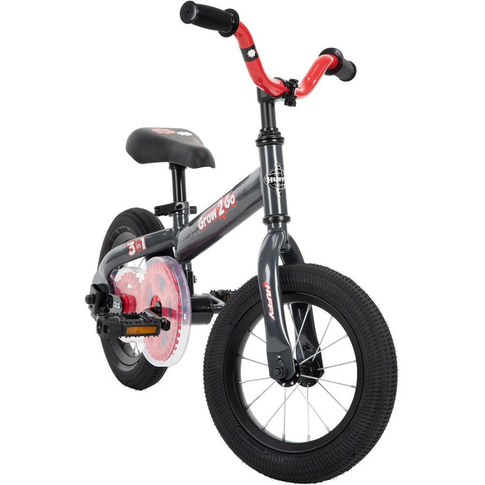 Huffy Grow 2 Go Kids Bike, Balance to Pedal + Tool Kit + 1 Year Protection Pack