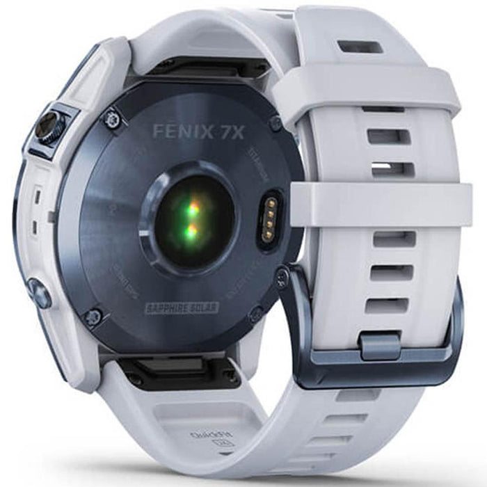 Garmin 010-02541-14 Fenix 7X Sapphire Solar Smartwatch w/ Accessories Bundle