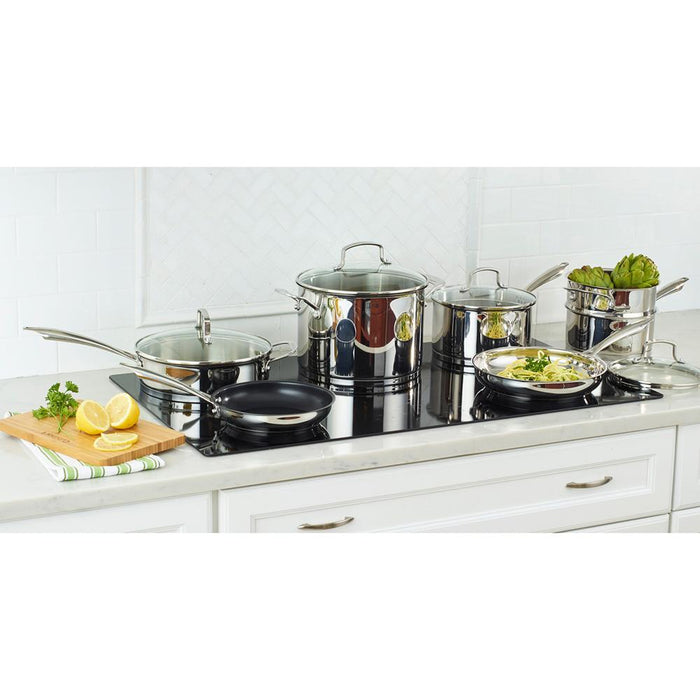 Cuisinart Professional Series Stainless Steel Cookware 11 Piece Set with Rack