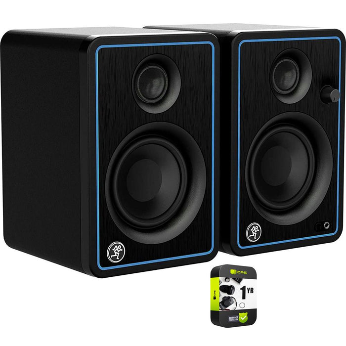Mackie 3" Creative Reference Multimedia Studio Monitors Blue + Extended Warranty