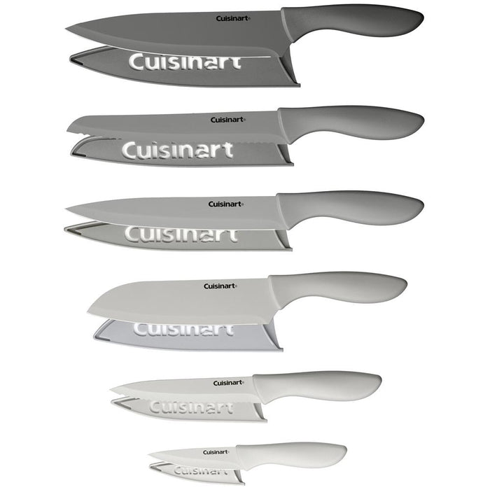 Cuisinart 14-Cup Large Food Processor 720W, White Gold w/ 12Pc Knife Set