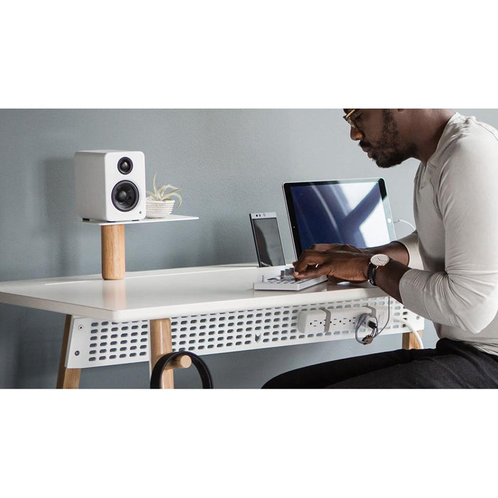 Kanto YU2MW Powered Desktop Speakers Pure - Matte White/Blanc - Open Box