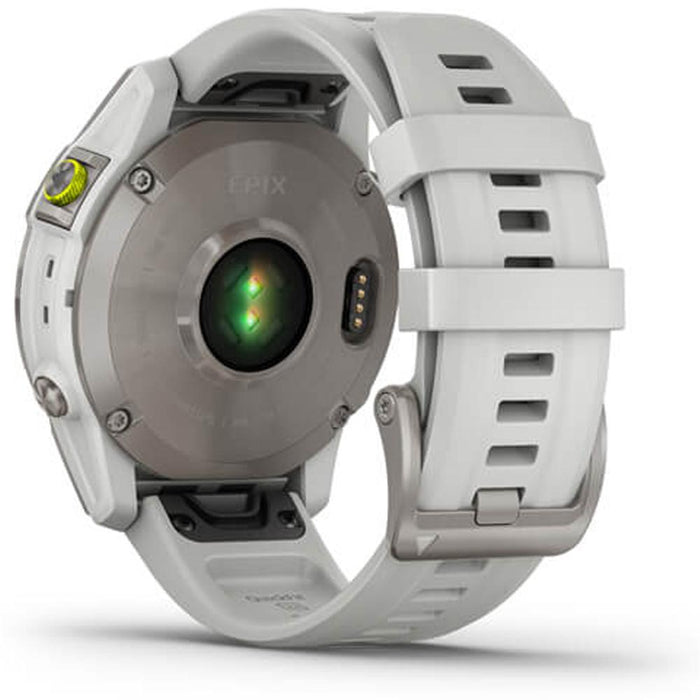 Garmin epix Gen 2 Premium Active Smartwatch White Titanium with 2 Year Warranty