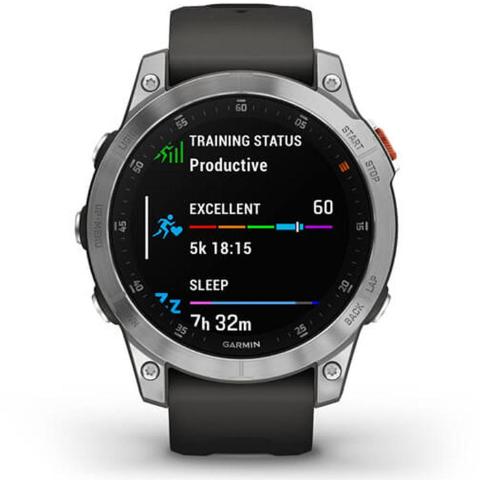 Garmin epix Gen 2, Premium Active Smartwatch, Slate Steel w/ Accessories Bundle