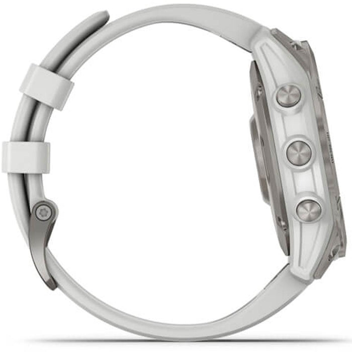 Garmin epix Gen 2, Premium Active Smartwatch, White Titanium w/ Accessories Bundle