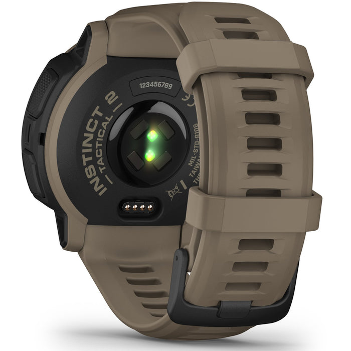 Garmin Instinct 2 Solar Smartwatch, Tactical Edition, Coyote Tan