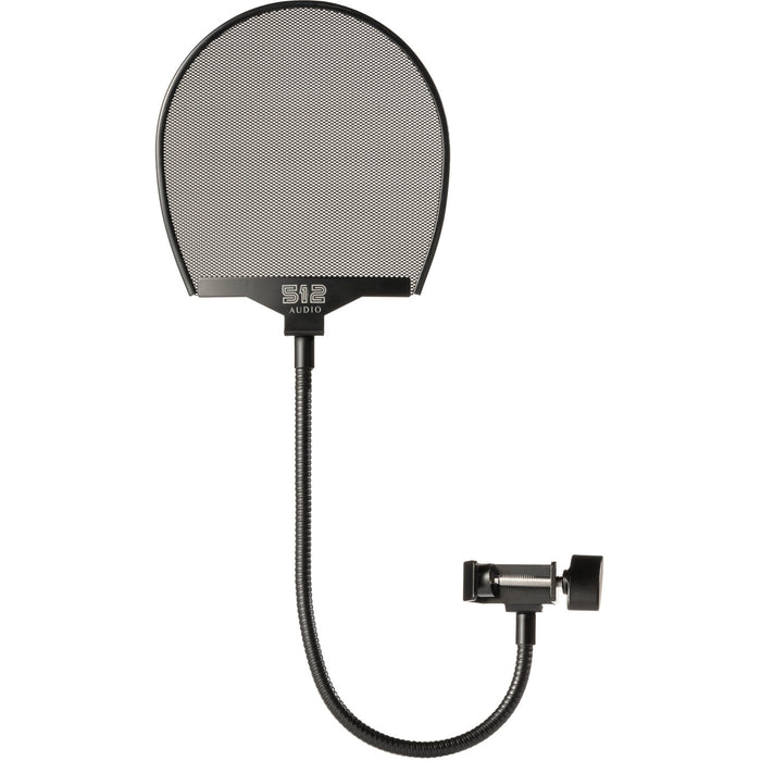 512 Audio Professional Microphone Pop Filter With Adjustable C-Clamp