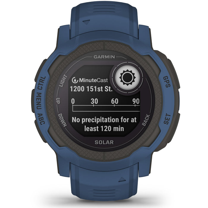 Garmin Instinct 2 Solar Smartwatch, Tidal Blue